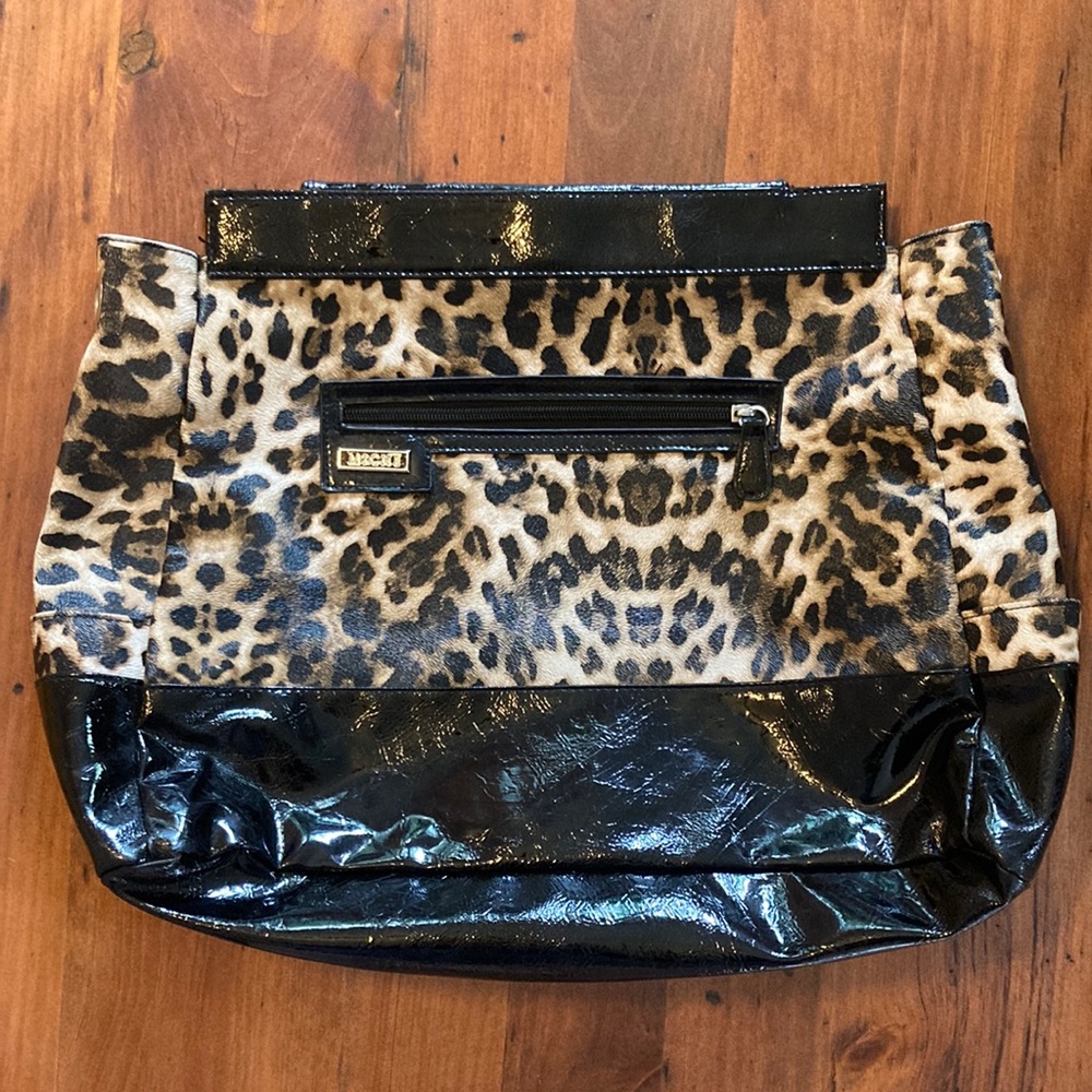 Miche the tereasa large leopard print bag.